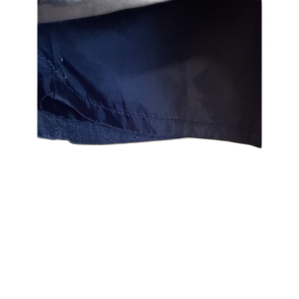 Ann Taylor LOFT Chambray Denim skirt Button Front Lined mid length S4 - Picture 5 of 8